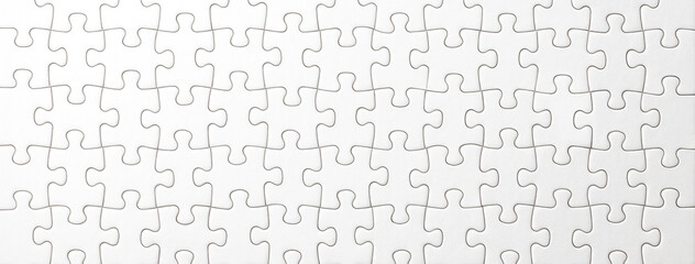白いジグソーパズルの背景テクスチャー