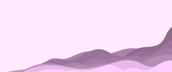 波打っている背景