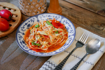 Thai papaya salad or what we call 