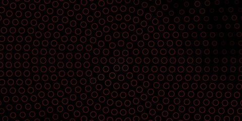 Dark Red vector pattern with spheres.