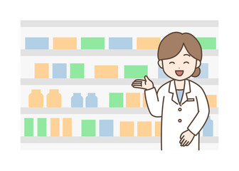 ドラッグストア　薬局　薬剤師　市販薬　OTC　登録販売者