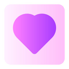 love gradient icon