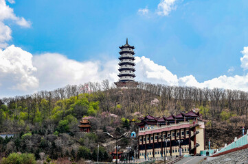 Chinese Ancient Architecture: Close-up of Tower