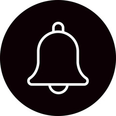bell glyph icon
