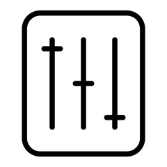 adjust line icon