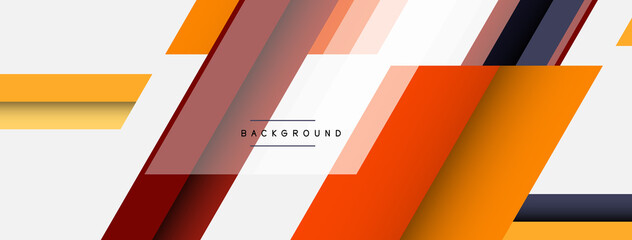 Background. Geometric diagonal square shapes and lines abstract composition. Vector illustration for wallpaper banner background or landing page