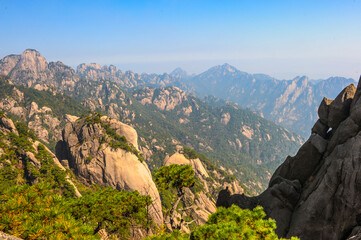Fototapeta premium Huangshan Scenic Spot, located in Huangshan City, Anhui Province, China