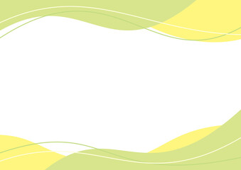 緑の曲線のフレーム