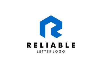 Letter R Logo : Suitable for Company Theme, Technology Theme, Initial Theme, Infographics and Other Graphic Related Assets.