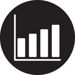 Bar Graph glyph icon