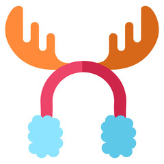 Earmuff flat icon