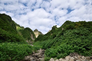 布団菱, 雨飾山, Mt. Amakazari