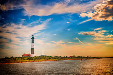 lighthouse on the coast