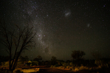 southern milky way from Australia outback