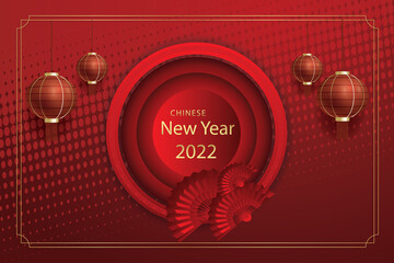 Naklejka premium illustration vector graphic of banner for imlek