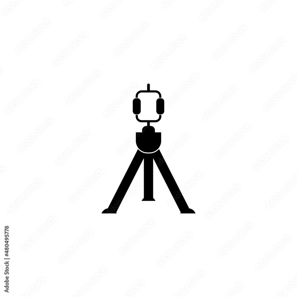 Wall mural tripod icon