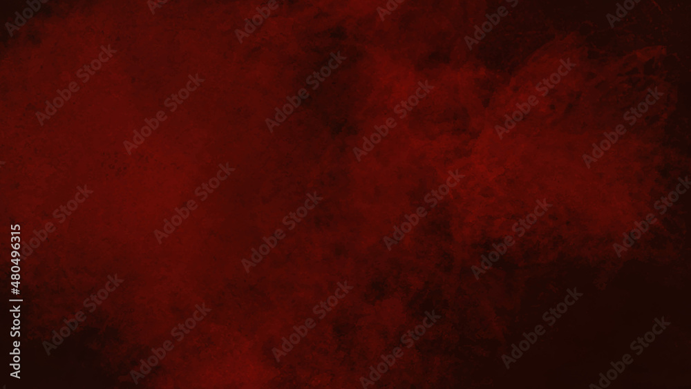 Wall mural old wall texture cement black red background abstract dark color design are light with white gradien
