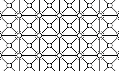 Fototapeta premium Geometric Seamless Pattern in vector