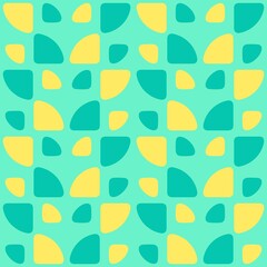 Rounded abstract seamless pattern - accent for any surfaces.