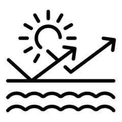 Sunscreen secure icon outline vector. Cosmetic gel