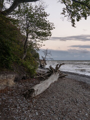 The Baltic Sea coast in Sassnitz, Mecklenburg-Western Pomerania, Germany