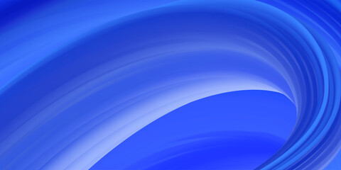 Fototapeta premium Abstract blue flowing wave background template