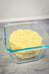 Process of Cooking Chicken and Seafood Ramen