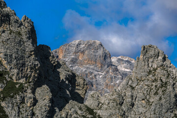 Dolomite panorama of italian alps, Italy, Trentino Alto Adige