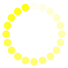 Circle Of Yellow Dots