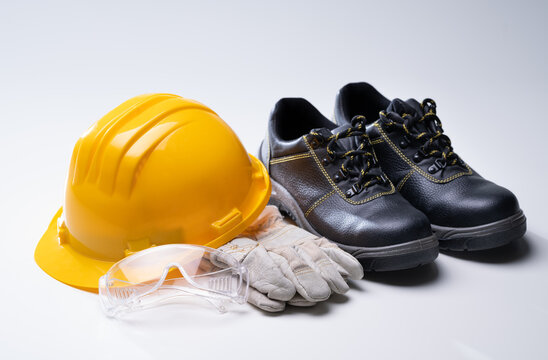 Construction Safety Equipment. Gloves, Eyewear