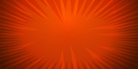 Comic book pop art strip radial backdrop © Sonda