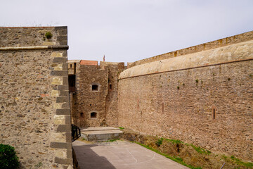 Collioure France castle medieval French