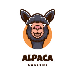 Illustration vector graphic of Alpaca, good for logo design © Maiko