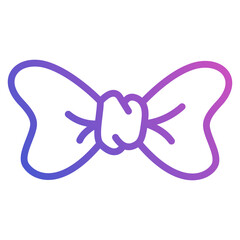 Bow Tie line gradient icon