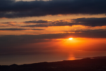 北九州平尾台桶ヶ辻での初日の出