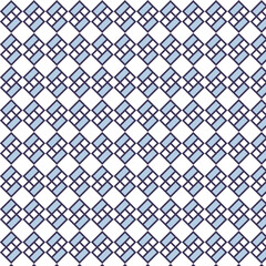 Blue Parquet Square Pattern Background
