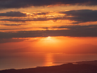 北九州平尾台桶ヶ辻での初日の出