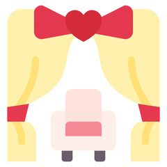 Wedding Arch flat icon