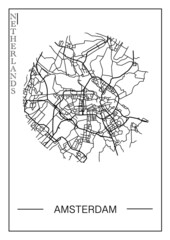 sketch of the world NETHERLANDS AMSTERDAM CAPITAL