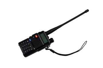 Mobile walkie-talkie for communication isolated on white background 