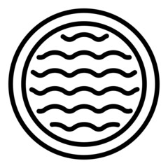 Pool window icon outline vector. Hydro therapy