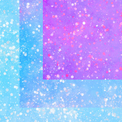 Blue and pink winter wallpaper snowflakes