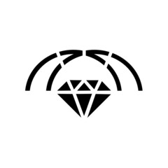 diamond vector illustration design suitable for logo icon illustration