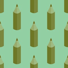 Kids seamless pencil pattern for fabrics and textiles and packaging and gifts and cards and linens 