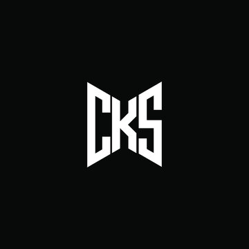CKS letter logo creative design. CKS unique design