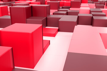 Obraz premium abstract background 3D cube