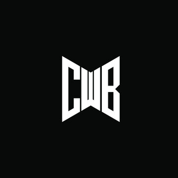 CWB letter logo creative design. CWB unique design