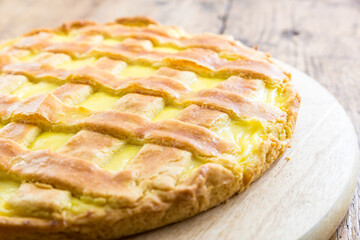 Tasty and beautiful Homemade cream tart