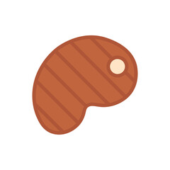 Steak vector icon