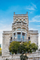 Naklejka premium The Hospital of Maudes is a former hospital located in Madrid, today an official government building